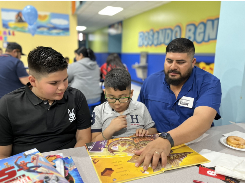 Donuts with DAD Reading Event | Rosendo Benavides Elementary School