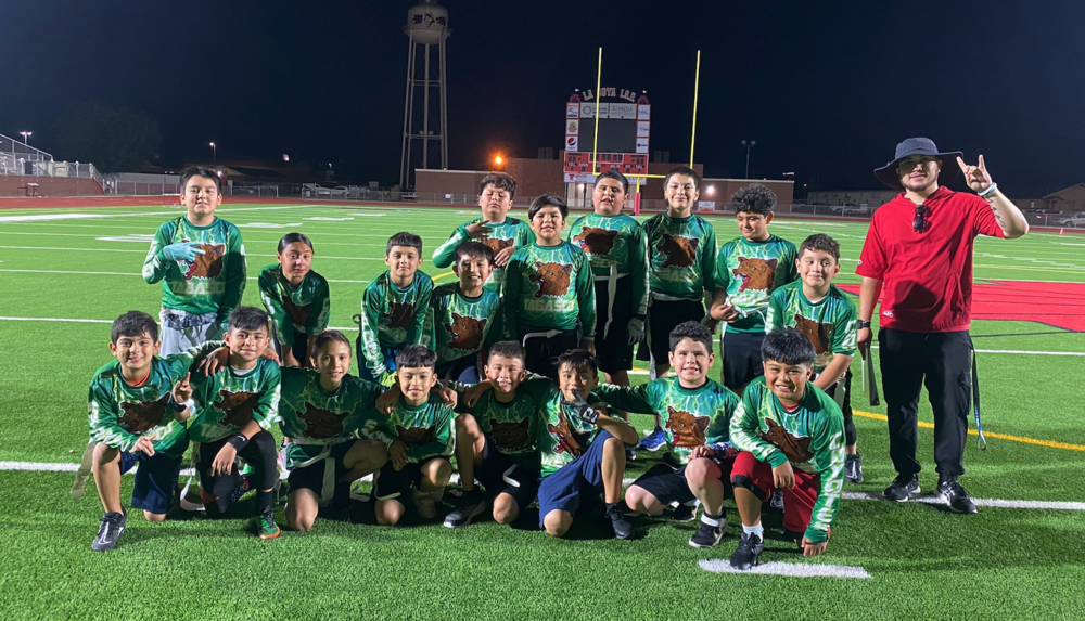 Tabasco Elementary flag football team earned a third place La Joya