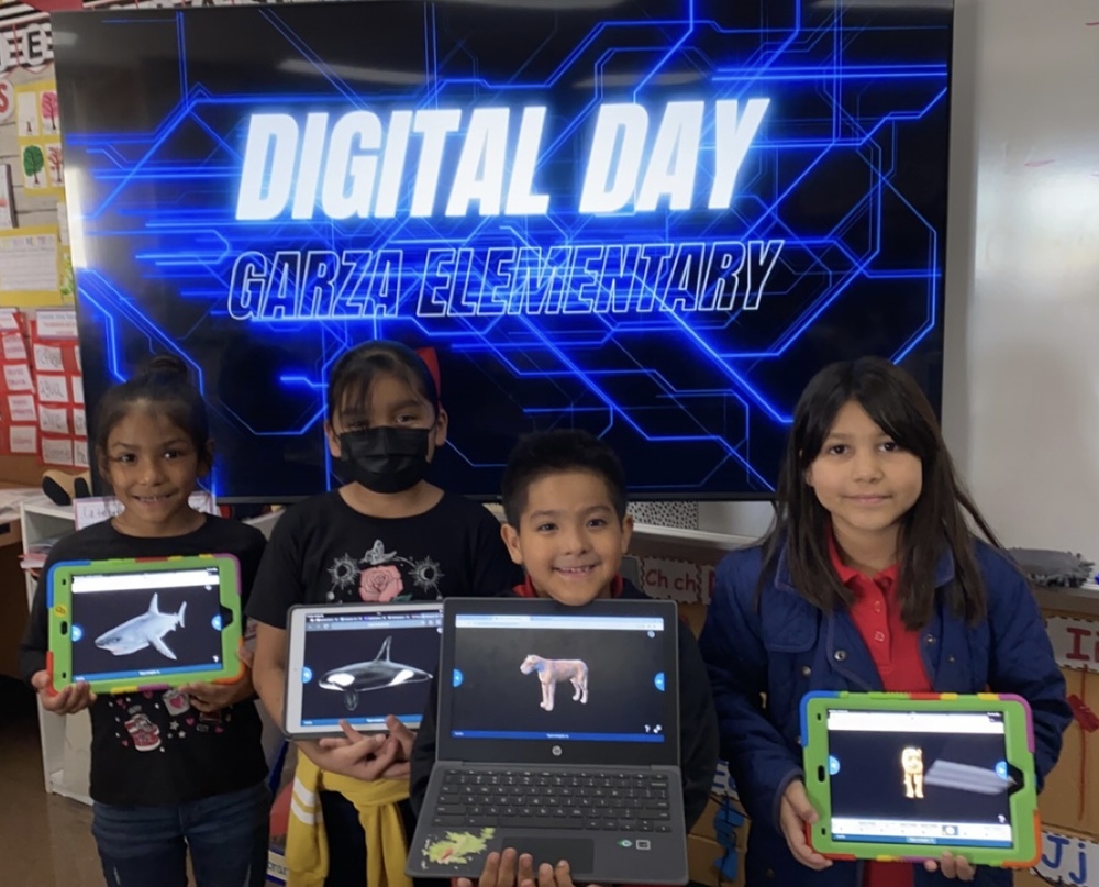 Celebrating Digital Learning Day Evangelina Garza Elementary School