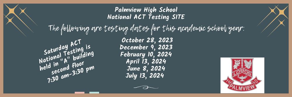 📆 National ACT Dates