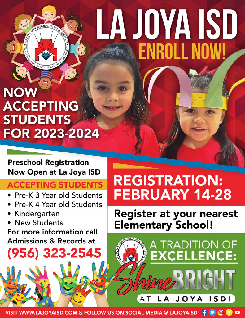 Enrollment flier for more info please call 323-2545