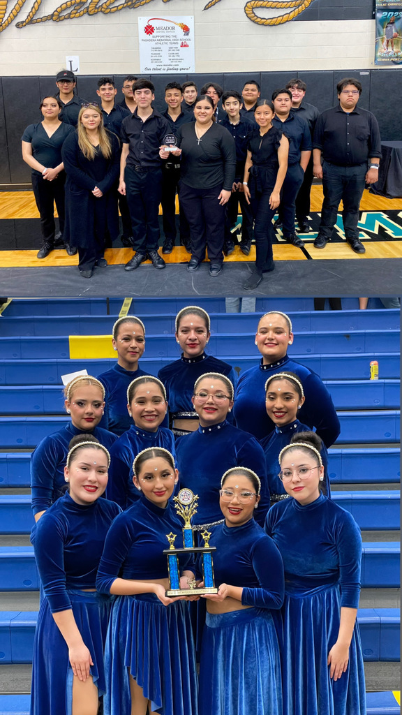 Congrats to the La Palmview High School Lobo Drumline and Winterguard for a great showing this weekend at two different locations across Texas! Our Lobo Drumline placed 3rd at the TCGC Concert A contest at Pasadena HS against some very tough groups.
