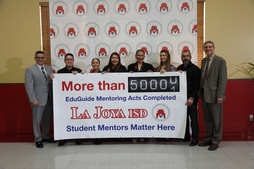 La Joya ISD Students Recognized for 50,000+ Acts of Kindness Students, faculty, and administrators at La Joya ISD have been honored by EduGuide, a national non-profit, for extraordinary steps to support their school community.  La Joya students at four high schools that participate in EduGuide’s online curriculum have now completed more than 50,000 acts of mentoring, advising, and encouragement called EduGuide Challenges. Through these challenges, students learn practical social, educational, and career skills in a hands-on way that benefits both the student and those they choose to help. Research shows that the more EduGuide activities students complete, the more their grades and test scores tend to improve.