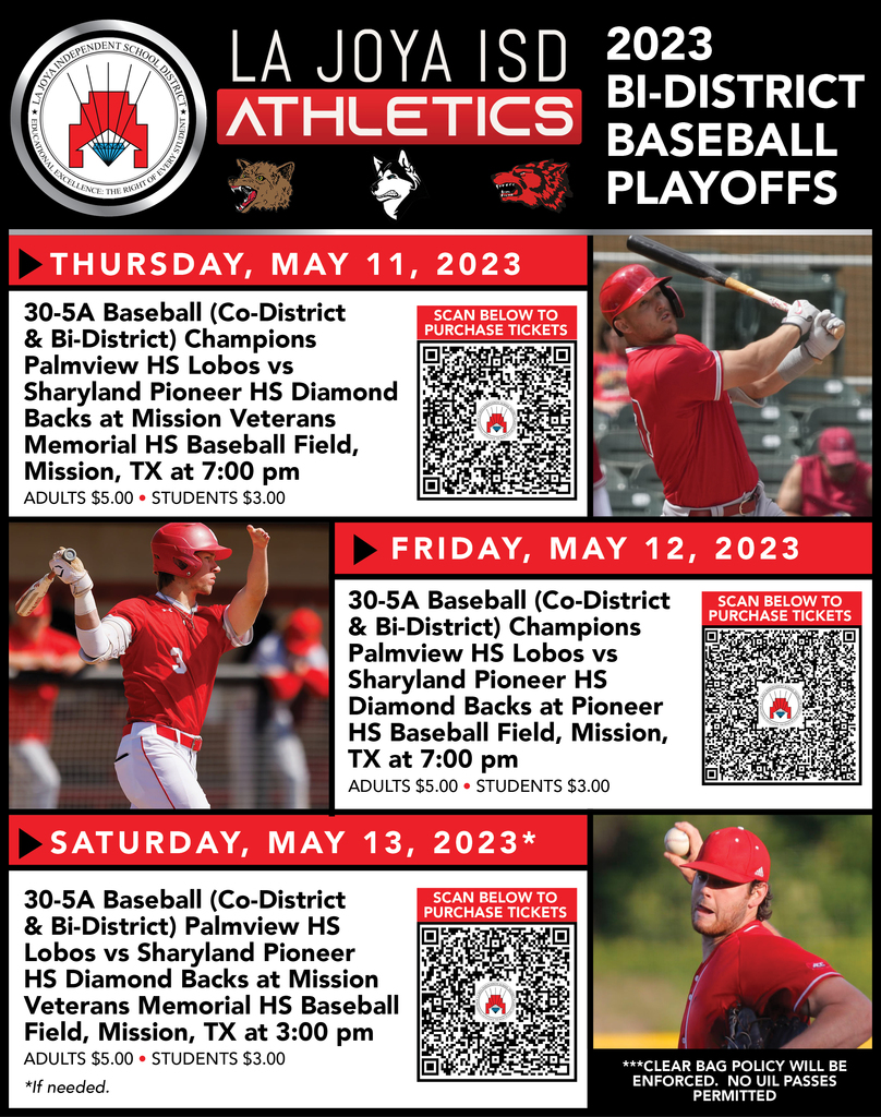 2023 ATHLETICS BI-DISTRICT BASEBALL • PLAYOFFS