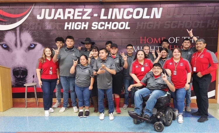 Special Education state track meet participants 