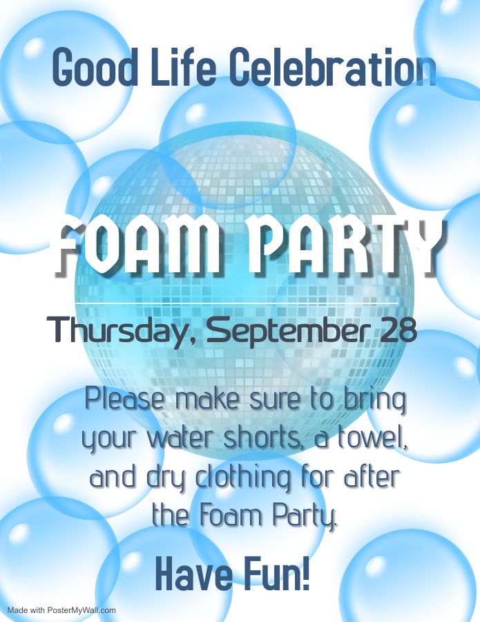 foam party flyer