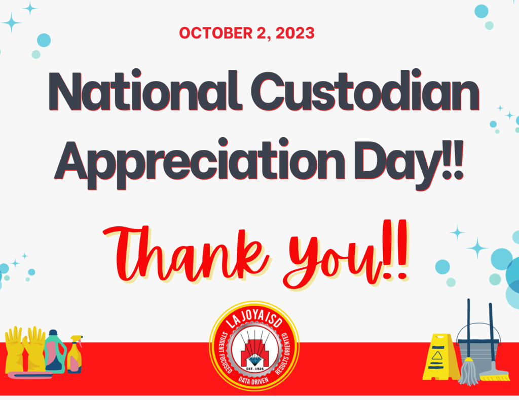 Happy National Custodian Appreciation Day! 